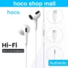 Tai nghe có dây chính hãng Hoco có micro nói đàm thoại dùng cho phone xiaomi oppo samsung jack cắm type c 3.5mm ...