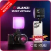 ULANZI C10 RGB - Đèn Led Mini Đa Năng, Kẹp Điện Thoại & Máy Ảnh, 2500K-9000K