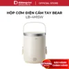 Hộp Cơm Cắm Điện Mini 2 Tầng Bear DFH-C15D2 (LB-4H15W) - Công Suất 270W, Khay Inox - Hàng Chính Hãng