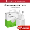 Củ Sạc Nhanh Belkin 25W USB-C PD3.1 Wall Charger - Hàng Chính Hãng
