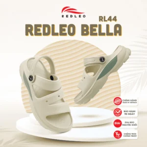 Dép Sandal REDLEO Bella - Sandal Nữ Quai Ngang Chéo Đế Bằng Cao 4CM Trẻ Trung Năng Động RL44