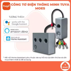 Công tơ điện Tuya Moes zigbee 1 pha 3 pha, cảm biến đo điện thông minh