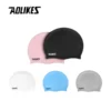 Mũ Bơi, Nón Bơi Người Lớn Silicone Chống Thấm Nước, Siêu Co Giãn, Bảo Vệ Tai Và Tóc AOLIKES 5010