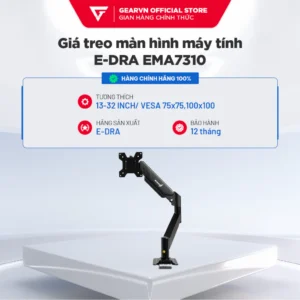 Giá treo màn hình công thái học máy tính E-DRA EMA7310 hỗ trợ 13 - 29 inch BH 12 Tháng