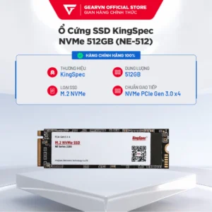 Ổ Cứng SSD KingSpec NVMe 512GB (NE-512) BH 36 Tháng