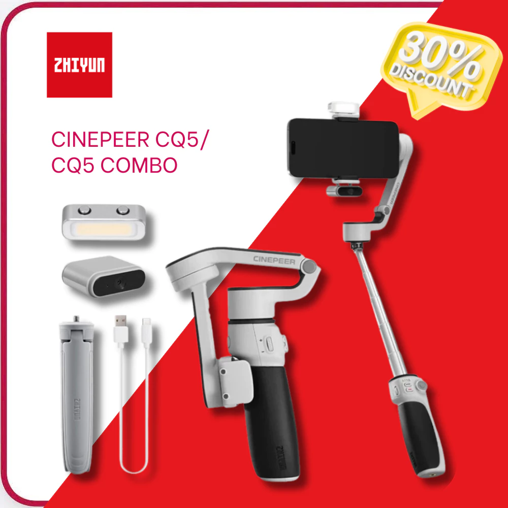 ZHIYUN CINEPEER CQ5 - Gimbal Chống Rung 3 Trục Dành Cho Điện Thoại - Hàng Chính Hãng