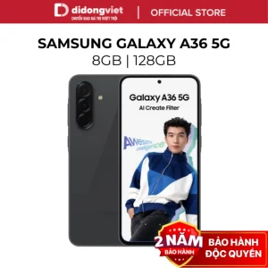 [DDV x Hannah] Điện Thoại Samsung Galaxy A36 5G 8GB | 128GB - 6.7", 5000mAh - Hàng Chính Hãng