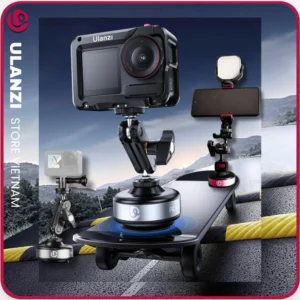 ULANZI SK-23 - Base Hít Điện Tử Gắn Action Cam / GoPro / Máy Ảnh - Hàng Chính Hãng