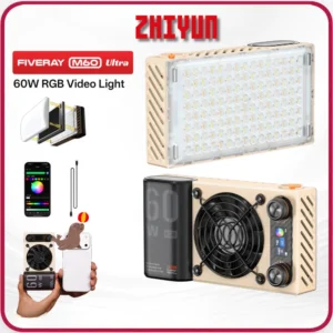 ZHIYUN Fiveray M60 Ultra - Đèn LED RGB Trợ Sáng Cầm Tay Công Suất 60W, PD Type-C