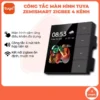 Màn hình điều khiển Tuya Zemismart F3Pro-G kiêm công tắc 4 nút, điều khiển rèm, ngữ cảnh