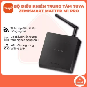 Bộ điều khiển trung tâm Zigbee Matter Tuya Zemismart M1 Pro tích hợp hồng ngoại