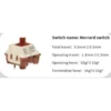Combo 30 Switch Linear 3 pin Ajazz Maillard và Ajazz Fyling Fishing - Tuổi thọ 100tr lượt nhấp