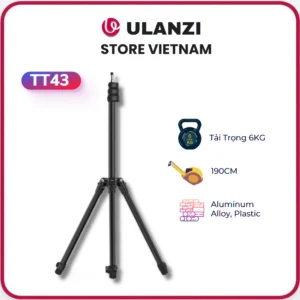 ULANZI TT43 (T076GBB1) - Chân Tripod Chiều Cao 190CM Gấp Ngược Dành Cho Đèn Studio