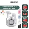 Tai nghe không dây KY8 Ultra Max bản quốc tế, cảm ứng, chống nước IPX7 - Audio365