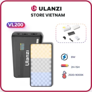 ULANZI VL200 BI-COLOR (2500-9000K) - Đèn LED 2 Màu Trắng/ Vàng (2481)