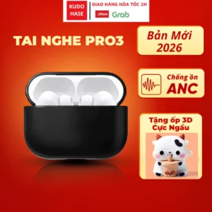 New 2026 Tai Nghe Bluetooth PRO3 Chống Ồn ANC Pin 8H ,Đàm Thoại Hai Chiều, Tăng Giảm Âm Lượng