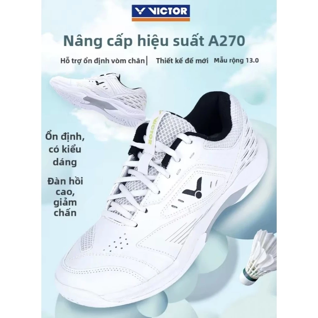 GIÀY CẦU LÔNG VICTOR A270 – NHẸ, BÁM SÂN, ÊM CHÂN | GIÀY THI ĐẤU CHÍNH HÃNG