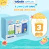 Combo Dự Sinh New - Đón bé chào đời Tặng kèm kem chàm sữa (Nước tắm gội + Kem dịu da + Kem dưỡng ẩm)