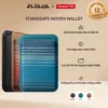 [Magsafe Woven Wallet] Ví vải dệt Pitaka ốp lưng điện thoại tích hợp NFC đựng thẻ cao cấp
