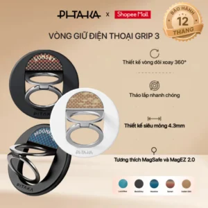 [Griptok] Vòng giữ điện thoại PITAKA Grip 3 từ tính nam châm dạng nhẫn đeo tay