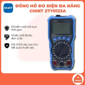 Đồng hồ điện đa năng Chint ZTY0123A độ chính xác cao, màn hình LED đèn nền