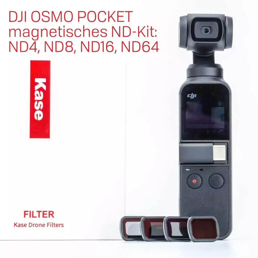 Bộ Kính Lọc Kase Filter For DJI Osmo Pocket 3/4 - Hàng Chính Hãng