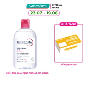 Nước Tẩy Trang Dành Cho Da Nhạy Cảm Bioderma Sensibio H20 500ml