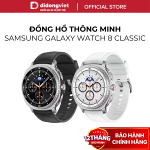 Đồng Hồ Thông Minh Samsung Galaxy Watch 8 Classic 46mm L500 - Viền Xoay, GPS - Hàng Chính Hãng