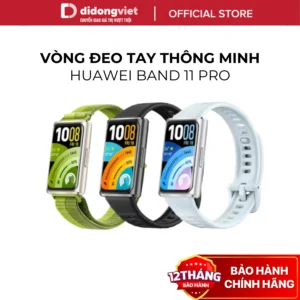 (KOL) Vòng Đeo Tay Thông Minh HUAWEI Band 11 Pro - Màn Hình AMOLED, Theo Dõi Sức Khỏe - Hàng Chính Hãng
