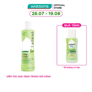 Dung Dịch Vệ Sinh Phụ Nữ Lactacyd Từ Lá Trầu Không&Nước Hoa Hồng Ngày Dài Tươi Mát Ngăn Mùi 24h 250ml