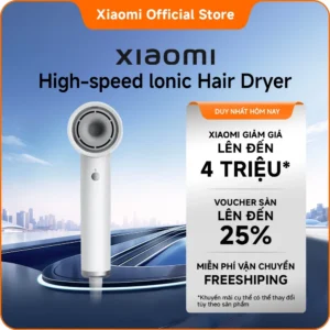 Xiaomi High-speed Ionic Hair Dryer | Sấy khô mái tóc dài ngang vai trong 3 phút* | 110.000 vòng/phút* Tốc độ động cơ