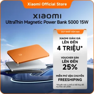 Sạc dự phòng Xiaomi UltraThin Magnetic Power Bank 5000 15W | Bảo vệ sạc quá mức | Bảo vệ chống quá nhiệt
