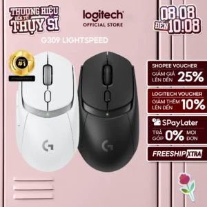 Chuột gaming không dây Logitech G309 LIGHTSPEED - Switch LIGHTFORCE, HERO 25K, Pin hơn 300h