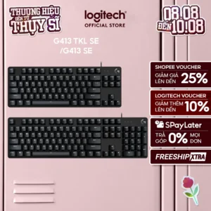 Bàn phím cơ gaming Logitech G413 TKL SE | G413 SE Full size Keycap PBT AntiGhosting