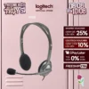 Tai nghe chụp tai Logitech H110 - 2 jack 3.5mm, Mic khử giảm tiếng ồn, âm thanh nổi