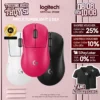 Chuột Gaming không dây Logitech G PRO X SUPERLIGHT 2 DEX LIGHTSPEED, Nhẹ 60g, Hero 2, 32k DPI, USB-C