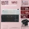 Bàn phím gaming không dây wireless Logitech G PRO X TKL Lightspeed RGB Switch GX Tactile