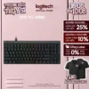 Bàn phím Gaming có dây Low profile Logitech G515 TKL - LIGHTSYNC RGB, Keycaps PBT