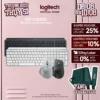 Combo Bàn phím Logitech MX Keys S và Chuột MX Master 4 - sạc USB-C, chiếu sáng nền, mac OS | Win, phản hồi xúc giác