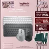 Combo Bàn phím Logitech MX Keys Mini và Chuột MX Master 4 - sạc USB-C, chiếu sáng nền, mac OS | Win, phản hồi xúc giác