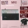 Bàn phím Gaming có dây Logitech G515 RAPID TKL - Switch Analog dạng low-profile, Rapid Trigger