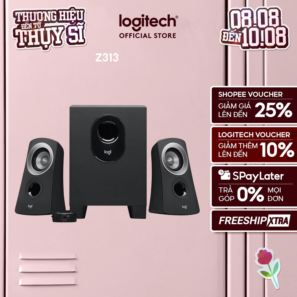 Loa vi tính cao cấp 2.1 LOGITECH Z313