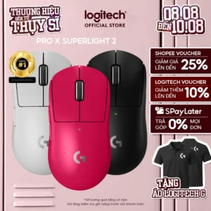[Version 2] Chuột gaming Logitech G PRO X SUPERLIGHT 2 Lightspeed Switch LightForce