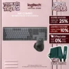 Combo Bàn phím Logitech Mechanical và Chuột MX Master 4 - Sạc USB-C, chiếu sáng nền