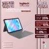 Bao da kèm bàn phím Logitech Combo Touch cho iPad Air 11 inch (M2 & M3), iPad Air 13 inch (M2) & Bút Logitech Crayon
