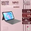 Bao da kèm Bàn phím Combo Touch Logitech cho iPad Air 11 inch (M2 & M3), iPad Air 5 (2022) & Ipad Air 13 inch (M2)