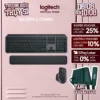 Combo Chuột & Bàn Phím Bluetooth không dây Logitech MX Keys S Combo - Có gác tay, Chiếu sáng, USB-C