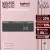 Bàn phím Bluetooth Logitech Signature Slim Solar+ K980 - Sạc bằng ánh sáng mặt trời & nhân tạo, Pin lên đến 10 năm