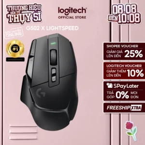 Chuột gaming không dây Logitech G G502 X LIGHTSPEED – Switch LIGHTFORCE Hybrid