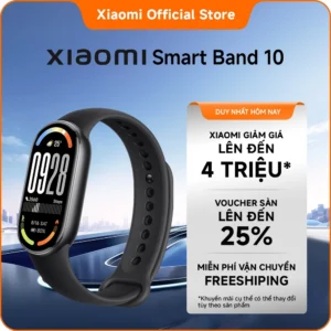 Đồng hồ thông minh Xiaomi Smart band 10|Màn hình AMOLED 1,72", viền siêu mỏng đối xứng